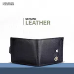 Hammonds Flycatcher RFID Protected Genuine Leather Black Wallet For Men - HF 502 BLK | Black Leather Wallet For Men