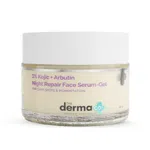 The Derma Co 1% Kojic + Arbutin Night Repair Face Serum-Gel for Dark Spots & Pigmentation - 50g