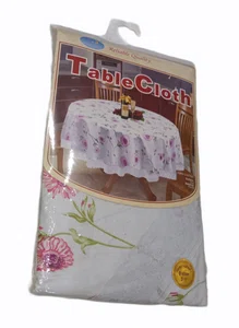 Dining round table cloth waterproof 71"