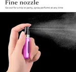 Mini Portable Refillable Perfume Atomizer Bottle - 10ml Pocket Spray