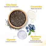 Mamaearth Chia Oil-Free Sunscreen SPF 50 PA++++ – In-Vivo Tested (ISO 24444:2019 Certified, CTRI/2025/05/086630) - 50g