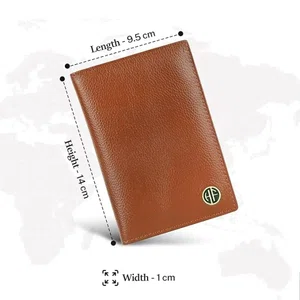 HAMMONDS FLYCATCHER Tan Leather Unisex Passport Holder (PH602TAN)