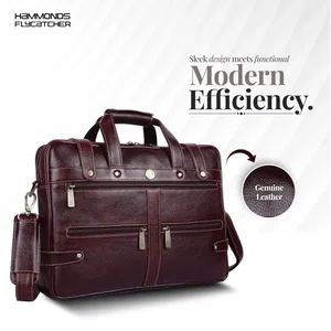 Hammonds Flycatcher Genuine Leather Brown Bag For Men - Men's Leather Business Bags | SIde Bags For Men |