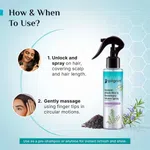 Pilgrim Korean Black Rice and Rosemary Water Spray With Biotin For Strong, Nourished Hair 200ml | Spray for Regrowth | Thicker & Stronger Hair | Sulphete & Paraben Free I For Women for Men