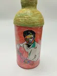 Handmade Bottle Craft With Light - Elvis Parsley - Unique Gift Item