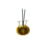 2 In 1 Brass Bateko Dhoop Holder / Stand (Aprox 12 CM Diameter) बाटेको धुपस्ट्याण्ड