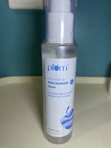 Plum 3% Niacinamide & Rice Water Face Toner | Alcohol-Free Toner for Oily Acne Prone Dry Combination Skin | 150ml