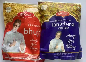 Combo Bikaji Bhujia 360 Gm Tana Bana 360 Gm packet