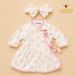 Joonkiree Floral Piping Jama for Baby Girls