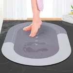 Quick Dry Absorbent Anti-Slip Bath Mat, 37 x 57 cm