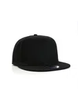 Men Plain Black Hip Hop Snapback Cap image 1
