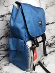 Unisex Casual Backpack with Laptop Compartment, Blue image 2