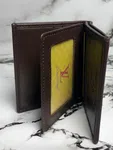 Men Bifold Leather Wallet with 6 Compartments image 5