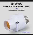 Smart LED Remote Control Bulb Holder E27 image 3