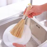 Natural Bamboo Wok and Pot Cleaning Brush image 6