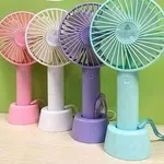 Rechargeable Portable Hand Fan with 3 Speeds image 3