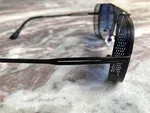 Unisex Blue Shade Metal Frame Sunglasses image 3