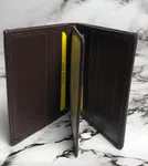 Men Bifold Leather Wallet with 6 Compartments image 3
