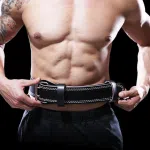 Facto Power Leather Gym Belt with Towel and Key Holder image 2