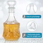 Lead-Free Glass Liquor Decanter, 800ml image 1