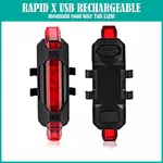 USB Rechargeable LED Bike Tail Light, 5 Modes image 1