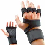 Gym Gloves with Wrist Support and Silicone Grip image 2