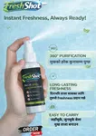 FreshShot Oral Freshener Spray - Instant Breath Freshener & Bad Breath Eliminator (50ml) image 4