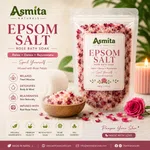 Asmita Naturals Epsomsalt - Rose Bath Soak - Relax, Detox & Rejuvenate image 2
