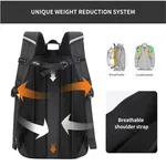 Aoking SN4071 Waterproof Laptop Backpack 20L with USB Port, Black image 8
