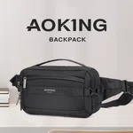 Aoking SY3082 Waist Bag and Crossbody Sling Bag, Black image 5
