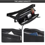 Aoking SY3082 Waist Bag and Crossbody Sling Bag, Black image 7