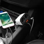 Hoco Z28 In-Car Charger with Digital Display image 8