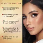 Just Herbs Born To Sculpt Contour Stick Cappuccino with Shea Butter and Cica 14g image 4