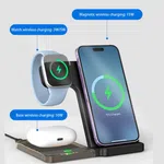 5 in 1 Wireless Charging Stand for Phone, Earbuds and Smartwatch image 4