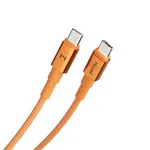 Miccell 60W USB-C to USB-C Braided Cable – Orange image 6