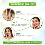 Mamaearth Rice Water Dewy Sunscreen SPF 50 PA++++ with Rice Water & Niacinamide - 80g image 4