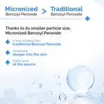 The Derma Co 2.5% Benzoyl Peroxide Gel Face Wash with Glycerin & Allantoin for Active Acne - 100ml image 4