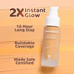 Mamaearth Glow Serum Foundation with Vitamin C & Turmeric - 30ml | Ivory Glow image 3