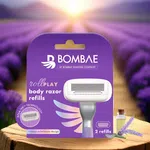 Bombae RollPlay Body Razor Refills, Pack of 2