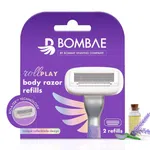 Bombae RollPlay Body Razor Refills, Pack of 2 image 6